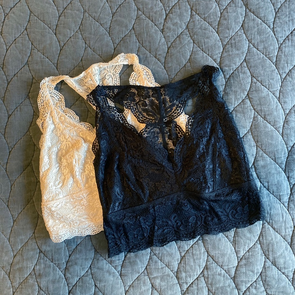 Cream and Black Bralette Bundle